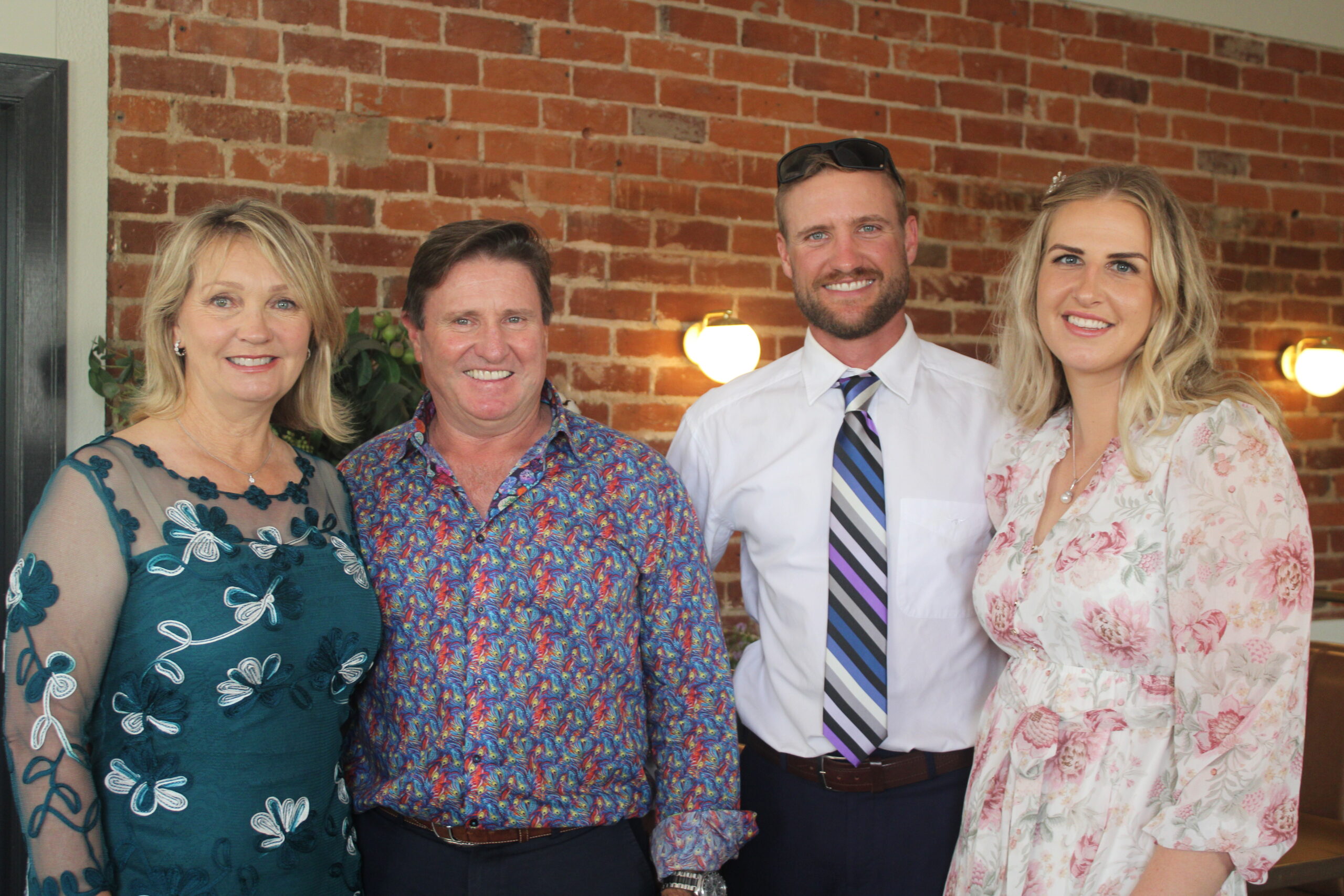 Meredith Chapman, Ian Waddell, Nicholas Waddell and Victoria Farr at the Tourist Hotel.