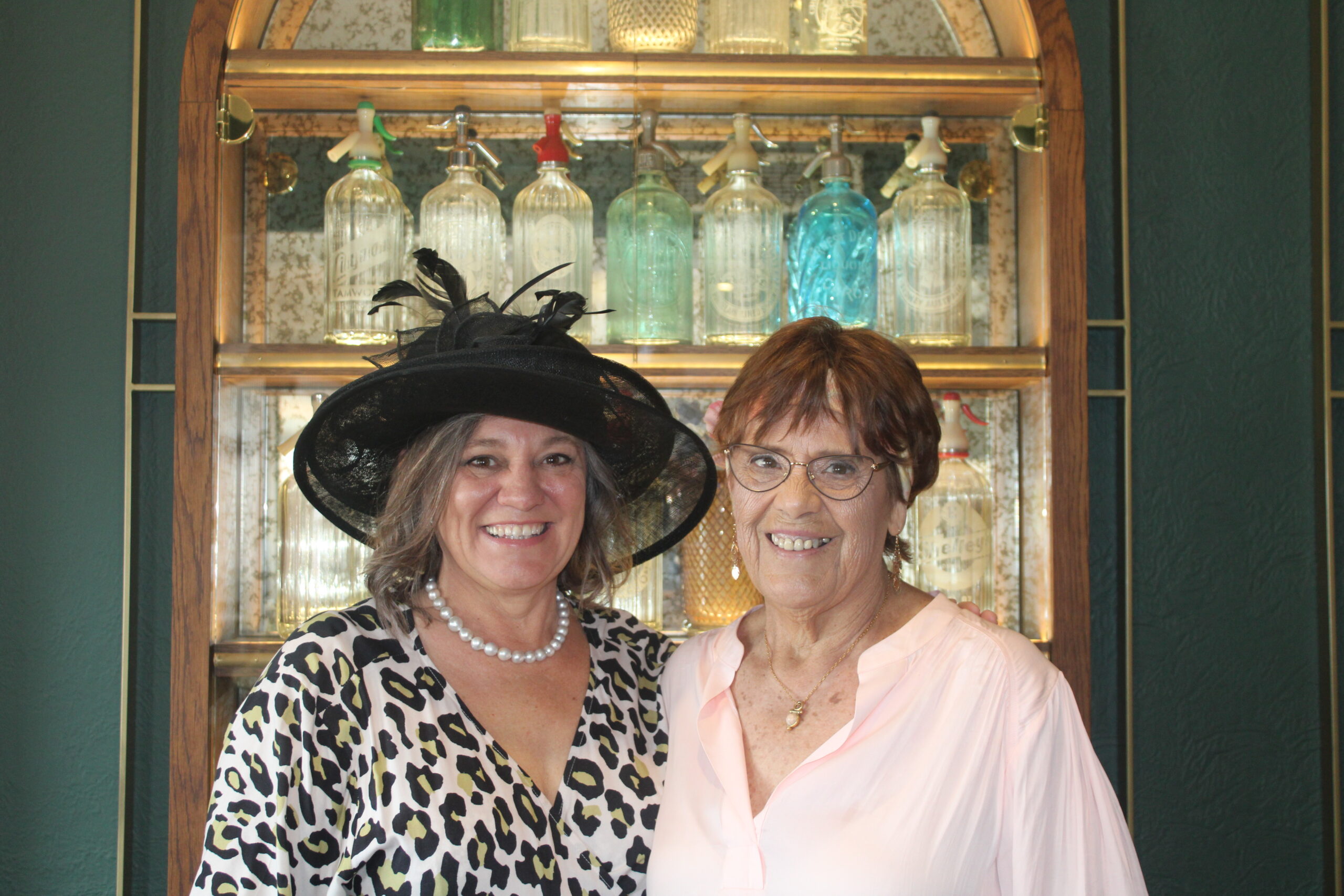 DAUGHTER AND MOTHER: Wendy Knight and Liz Brayshaw at the Tourist Hotel.