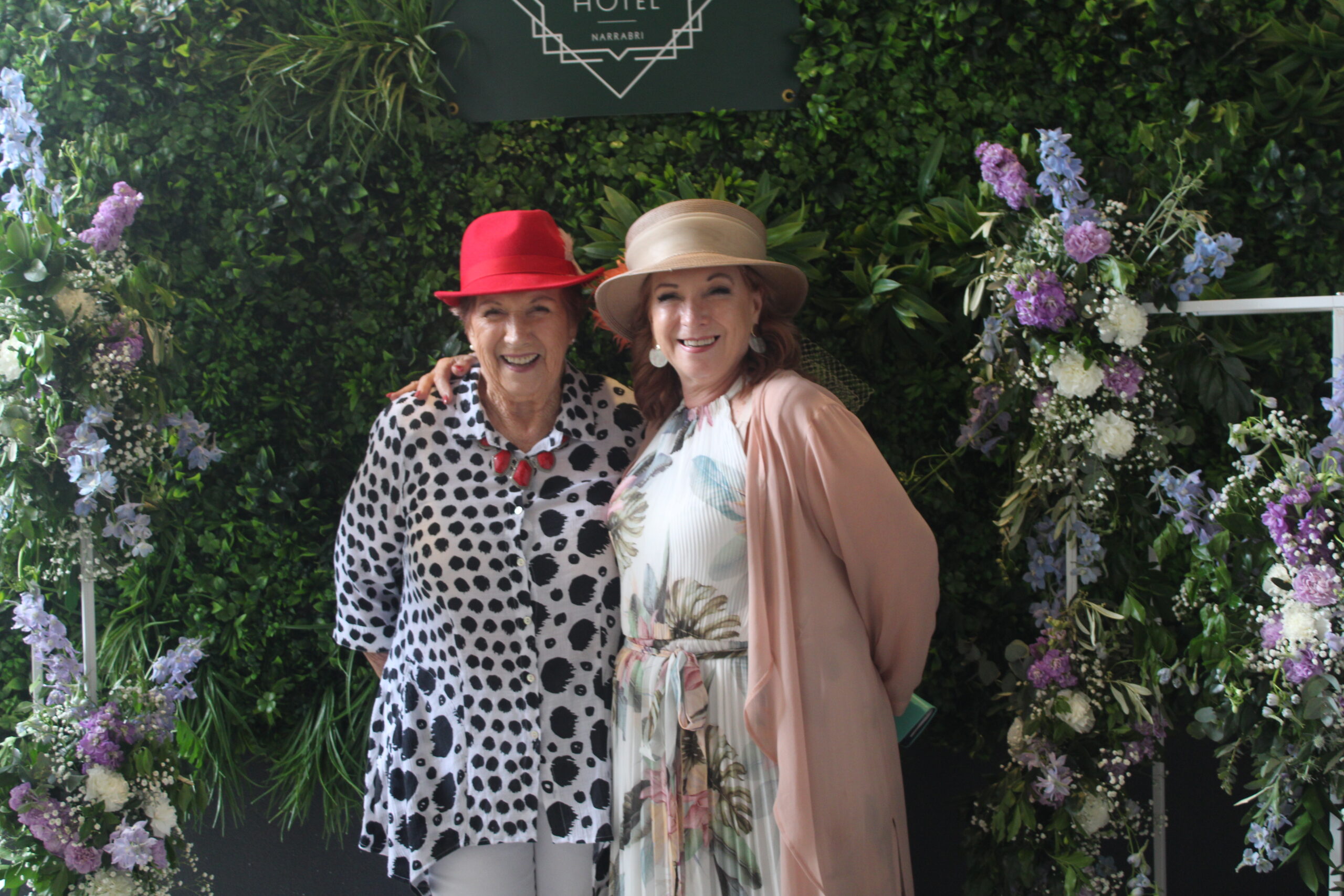Kay Thornton and Julie Campbell at the Tourist Hotel.