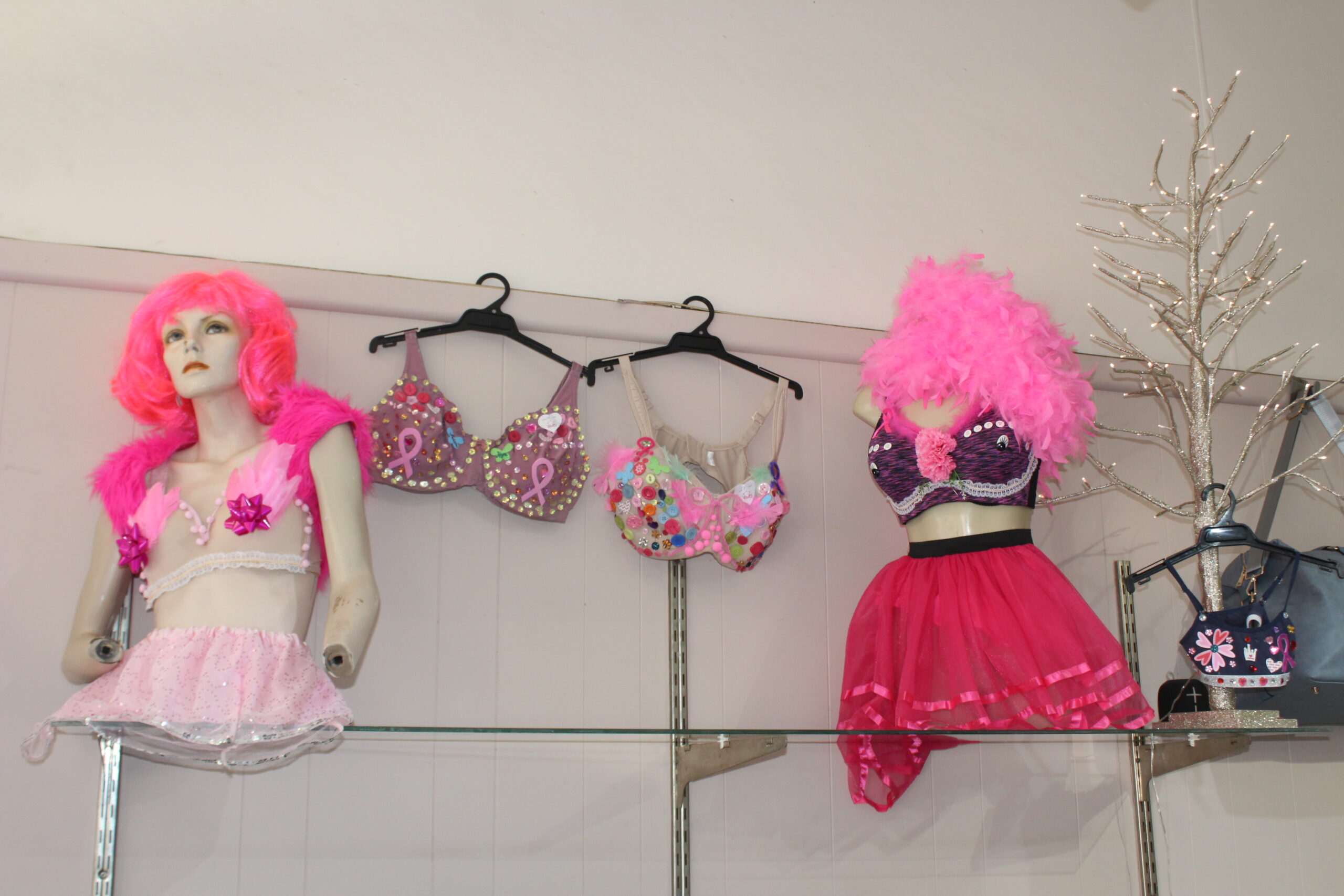 Bras in Hassab’s Fashion shop.