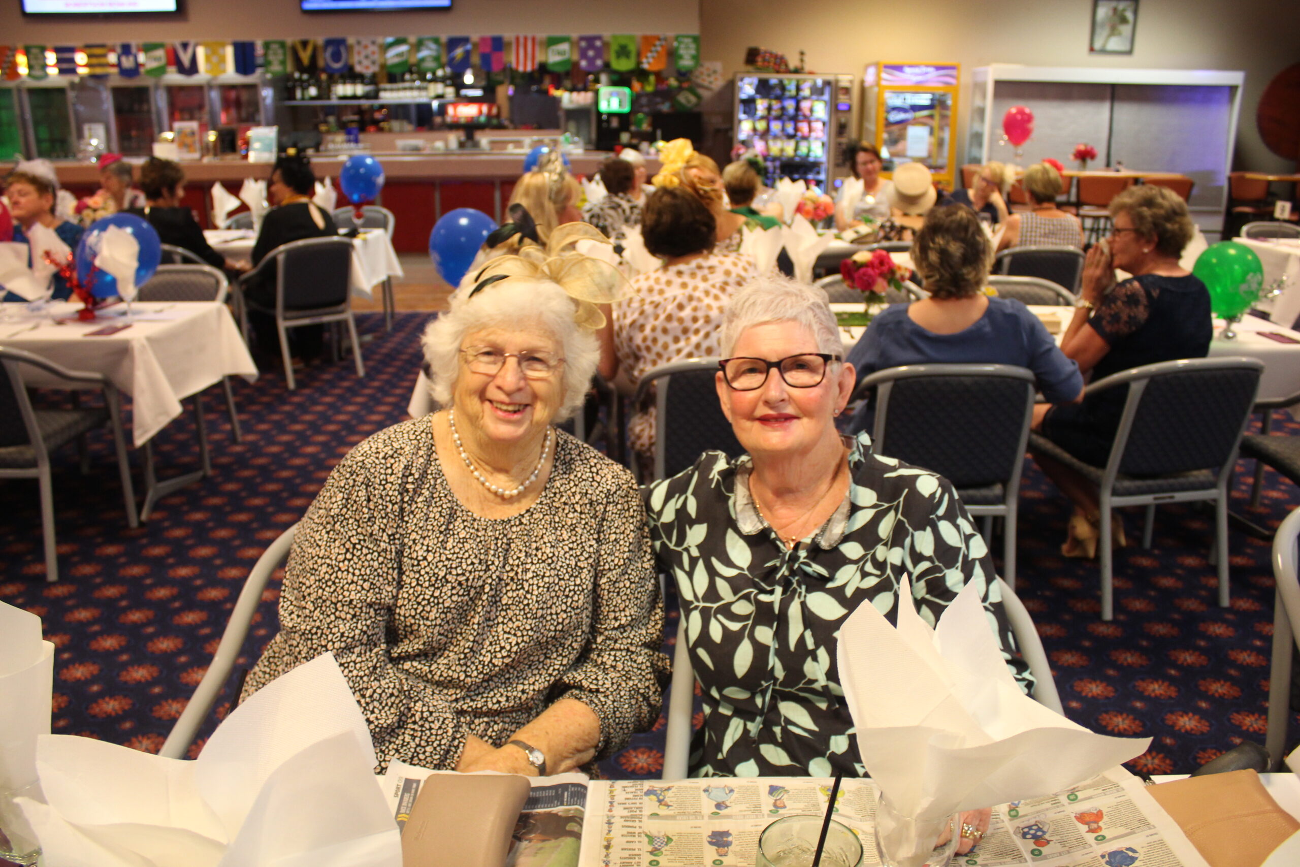 Norma Hill and Kerrie Heiler at Narrabri RSL Club.