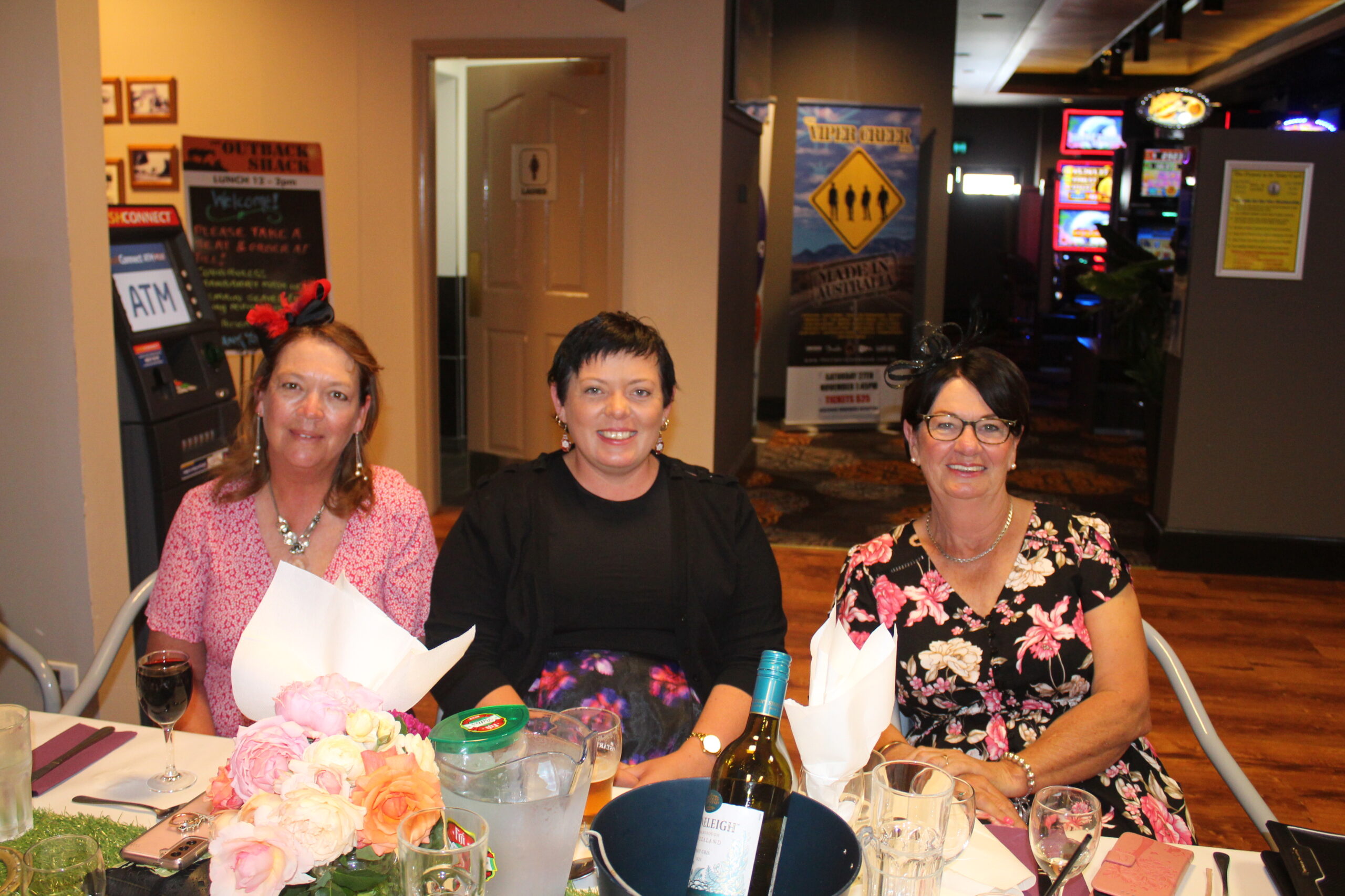 Maryanne McDonald, Karleigh Cook and Lyn Shearer at the RSL Club.