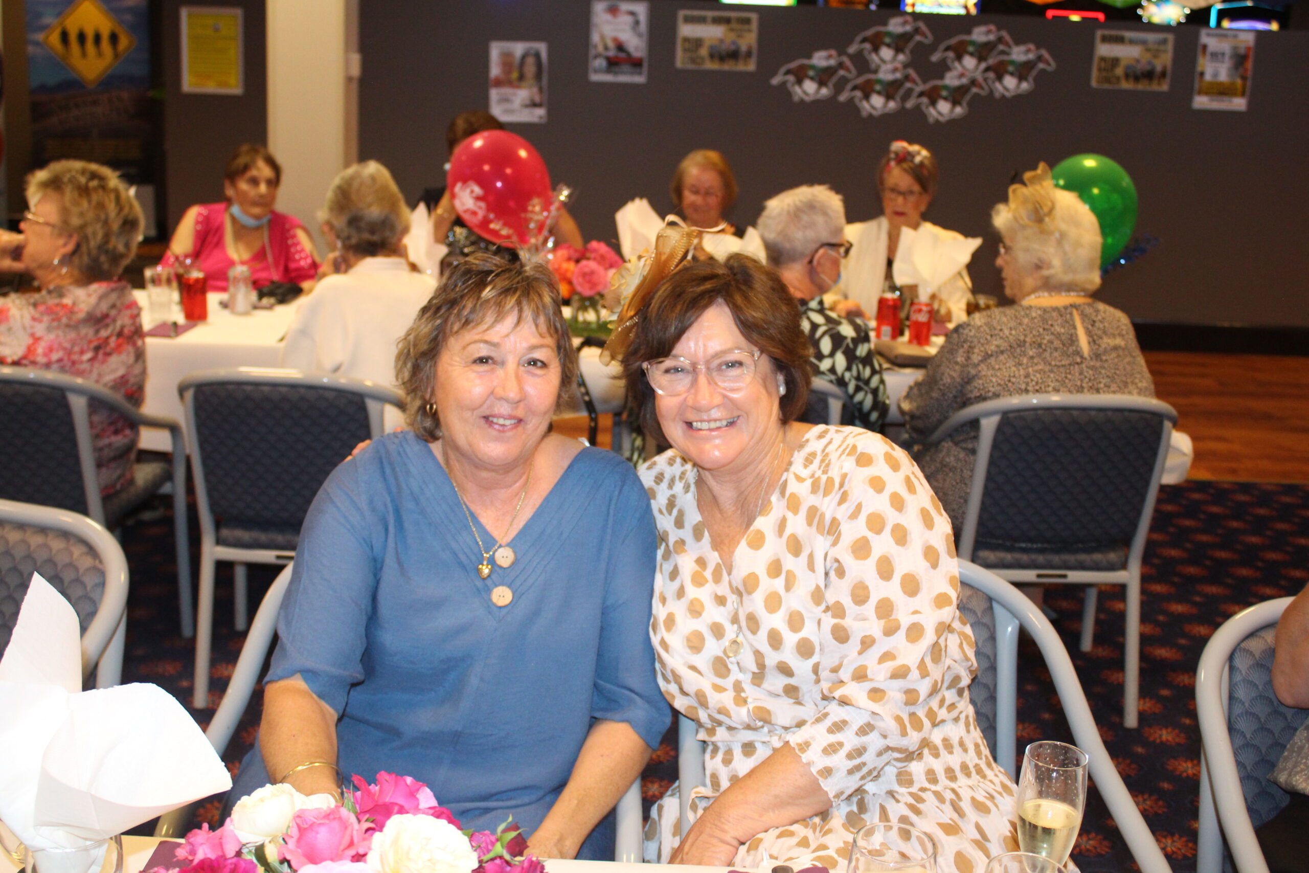 Vicki Browning and Leeann Hannaford at Narrabri RSL Club.
