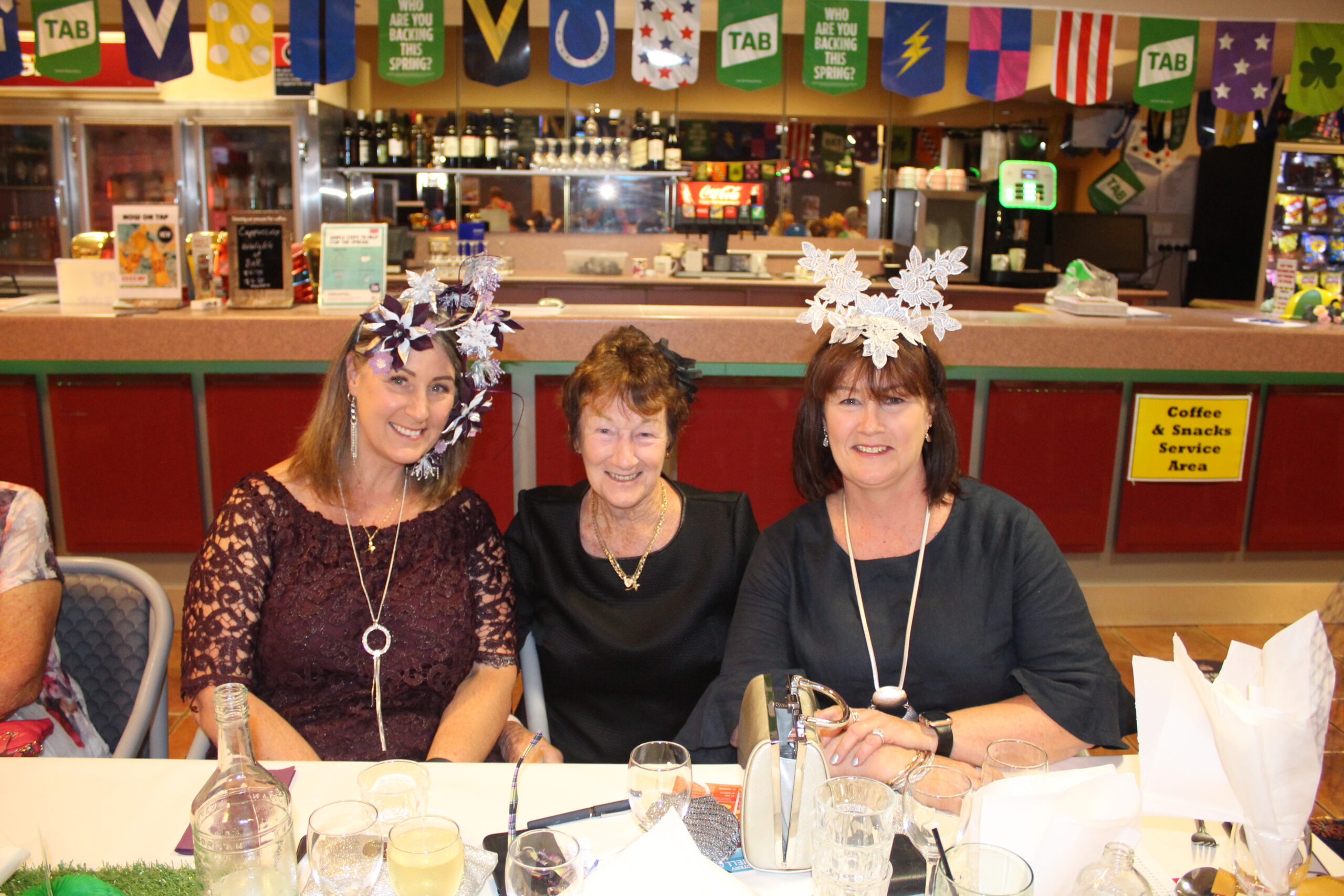 Debbie Lamb and Carol and Christine Demamiel at the RSL Club.