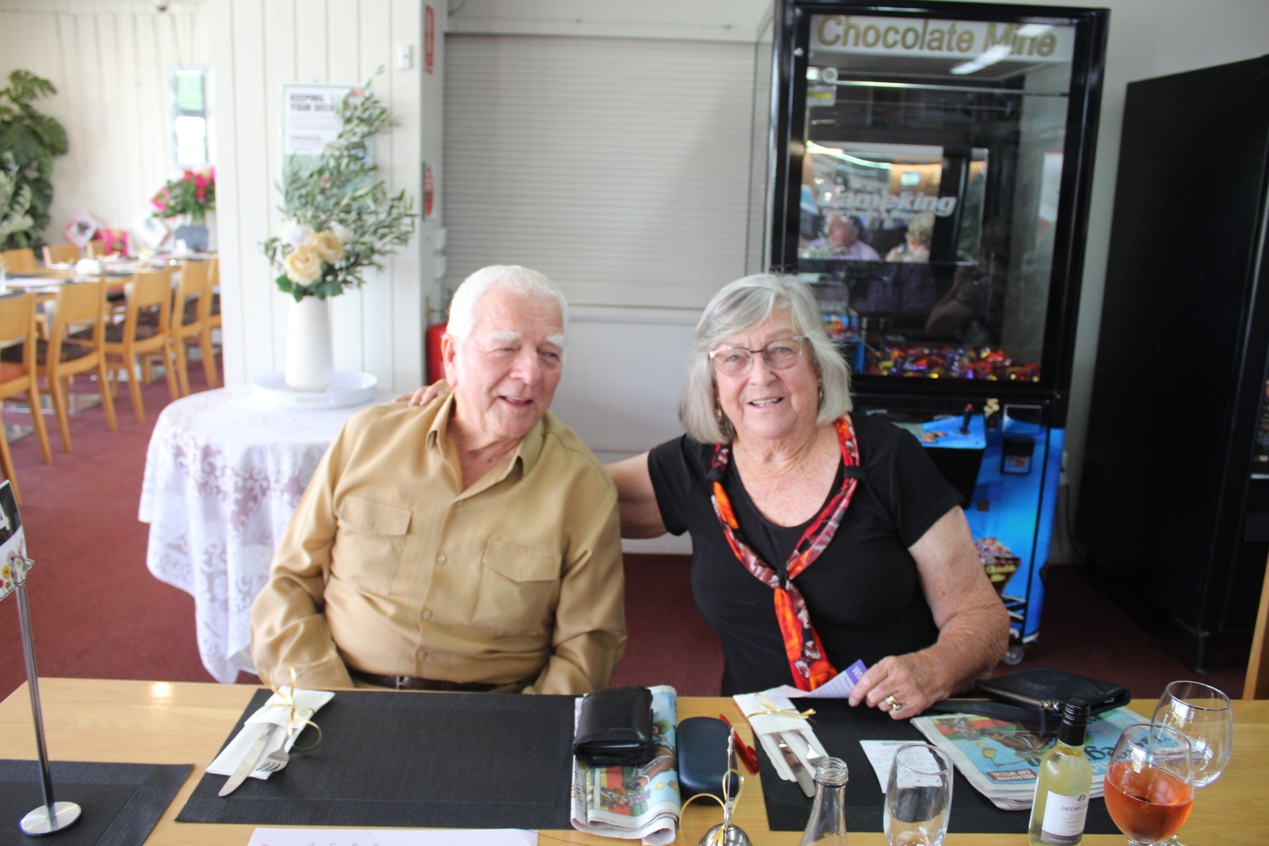 Tony Parker and Eletha Bailey at the Narrabri Sporties.