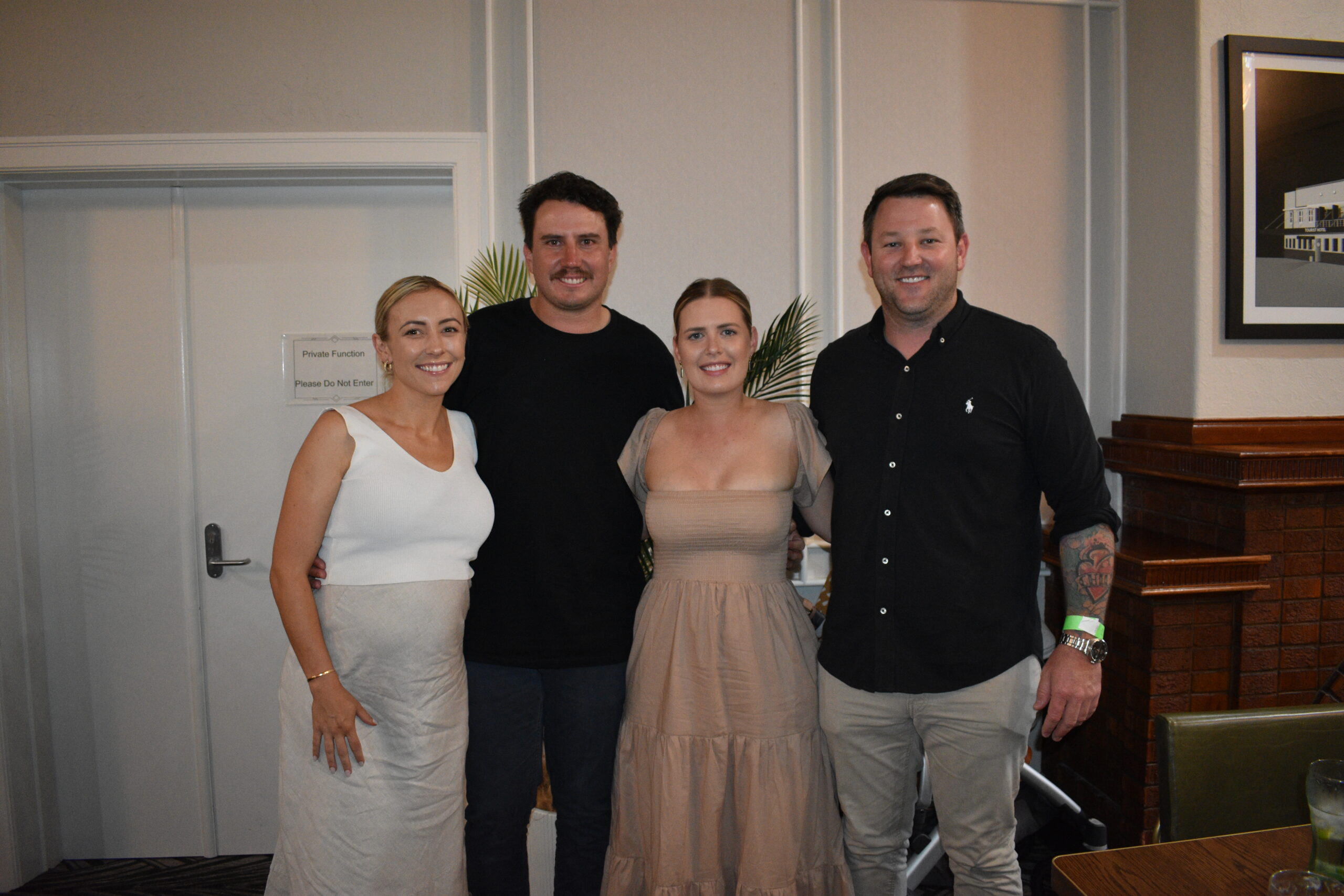 Abby and Nick McClure and Lisa and Will Childs.