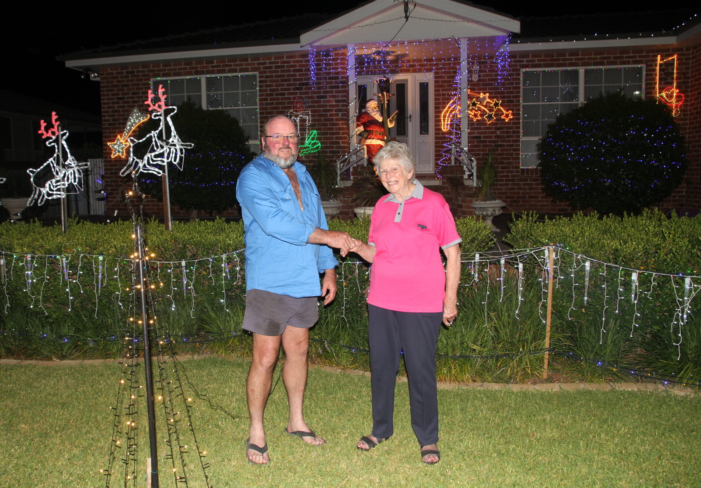 Hillam Avenue home a winning double in Christmas lights competition | PHOTOS