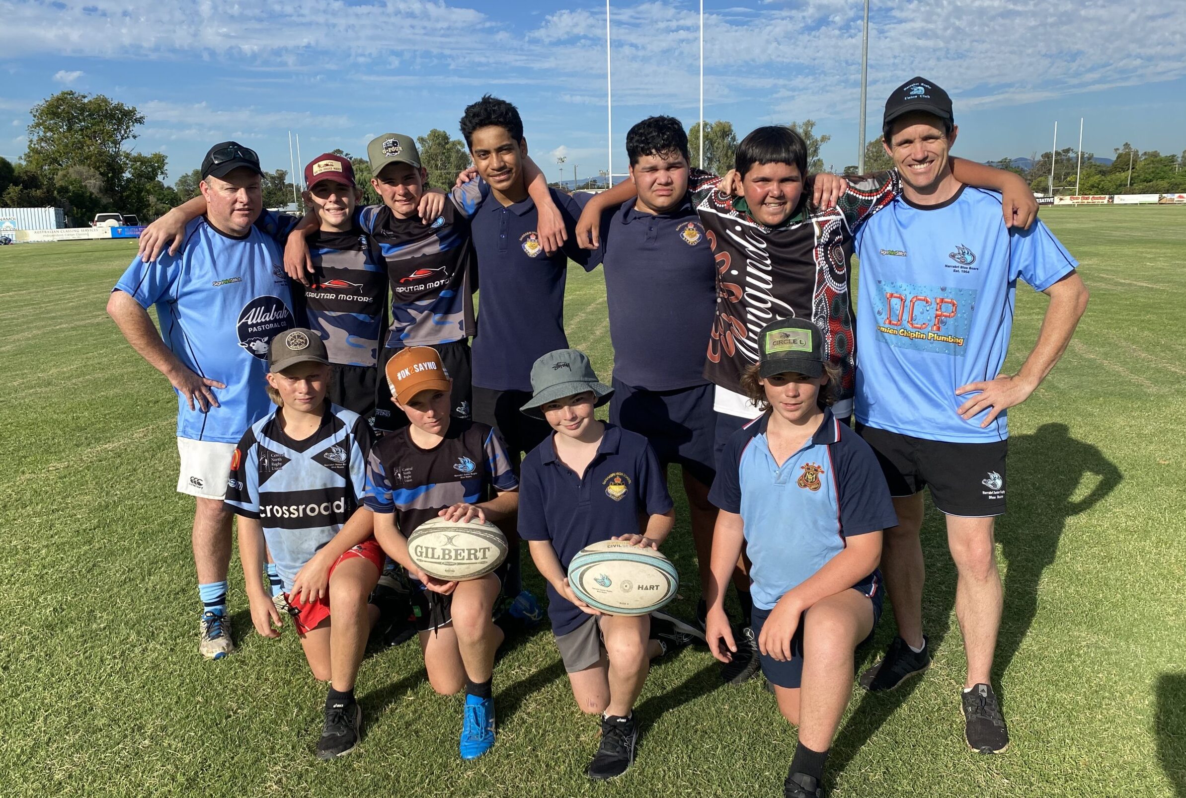 Junior Blue Boars putting in the hard yards at off-season training to prepare for the 2022 season