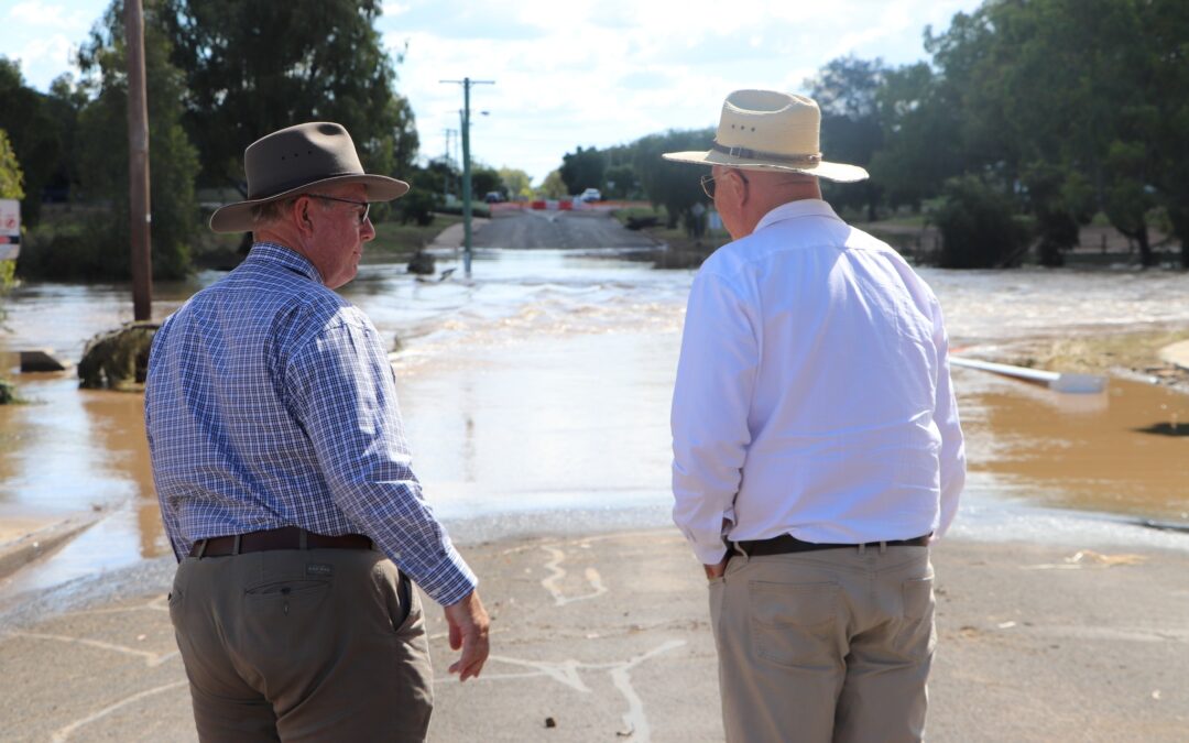 Federal MP assesses flood damage across North West