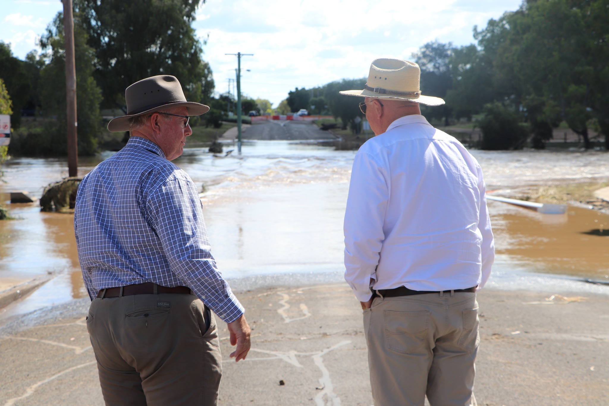 Federal MP assesses flood damage across North West