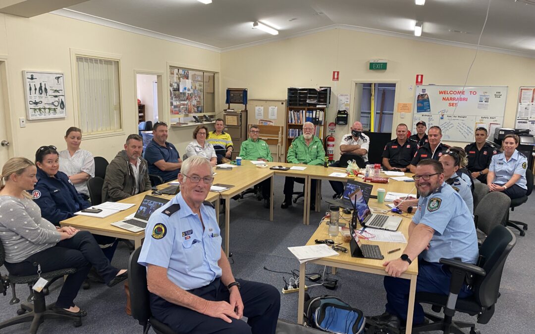 Emergency management group meets to plan flood responses