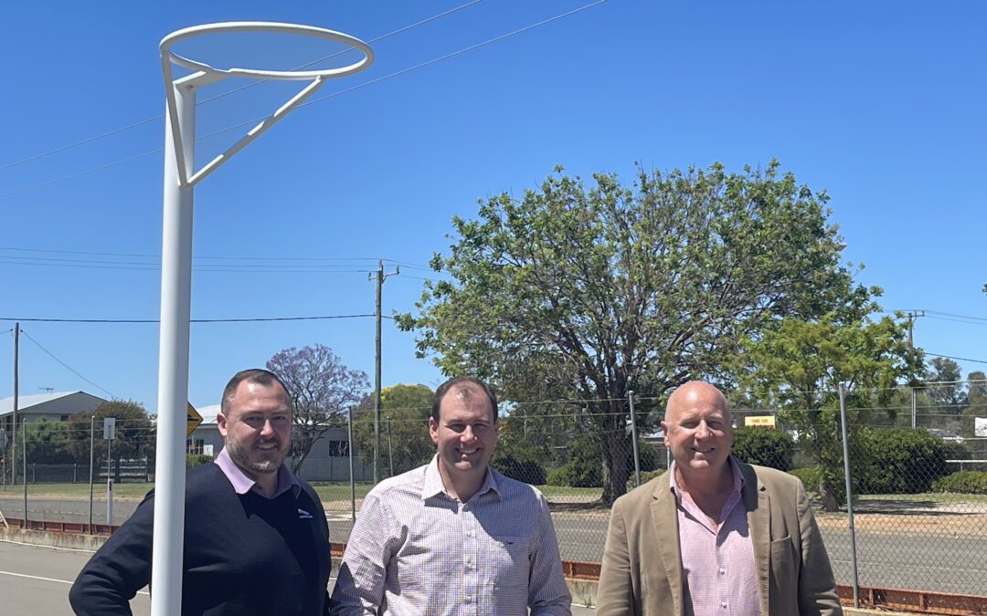 Funding for upgrades at Narrabri netball courts, Spring Plains Hall
