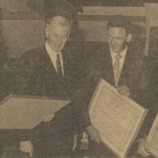 Awards to men for flood efforts