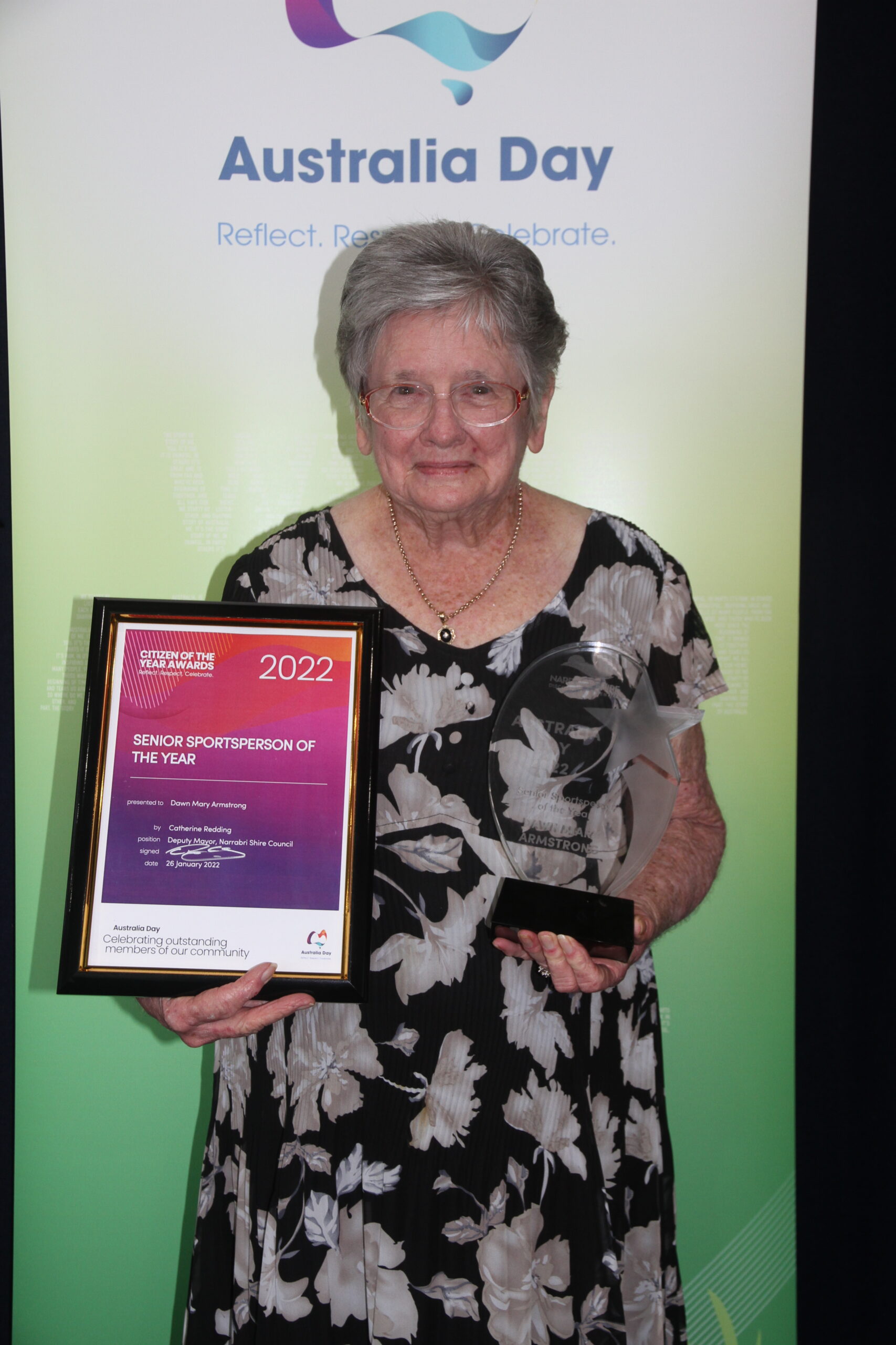 Shire sporting honour the icing on the cake for Dawn