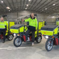 Narrabri’s posties delivering on state-of-the-art, environmentally-friendly electric trikes