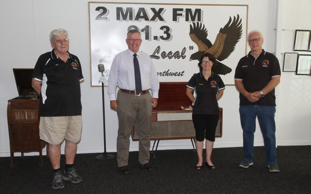 Funding boost for new equipment at 2Max FM