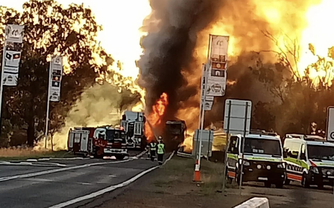 Two dead after road trains collide head-on at Brewarrina