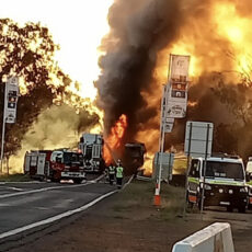 Two dead after road trains collide head-on at Brewarrina