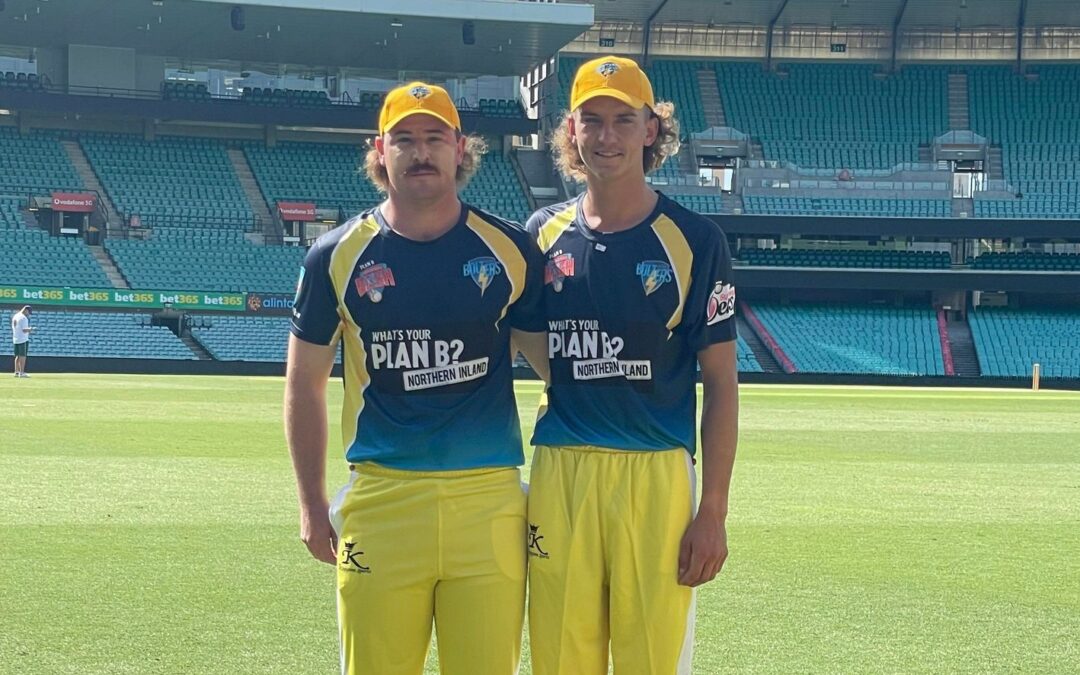 Nathan Trindall and Dylan Smith line up for Bolters at the SCG