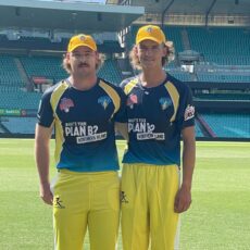 Nathan Trindall and Dylan Smith line up for Bolters at the SCG