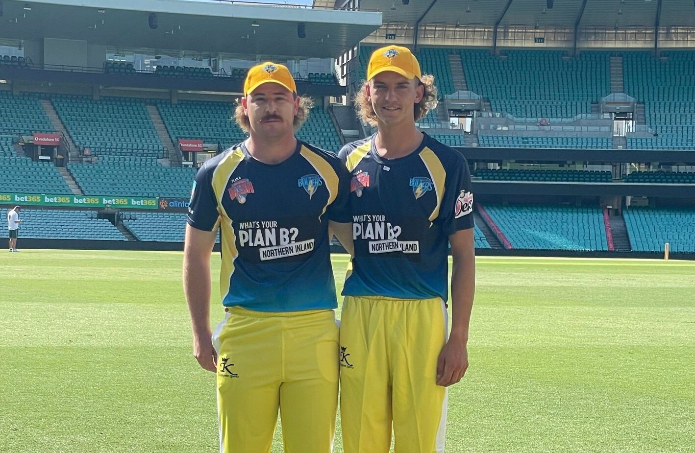 Nathan Trindall and Dylan Smith line up for Bolters at the SCG