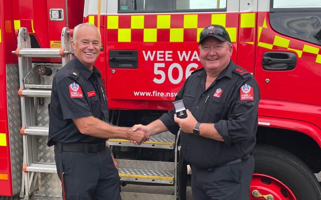 Wee Waa firefighters recognised for long service and good conduct