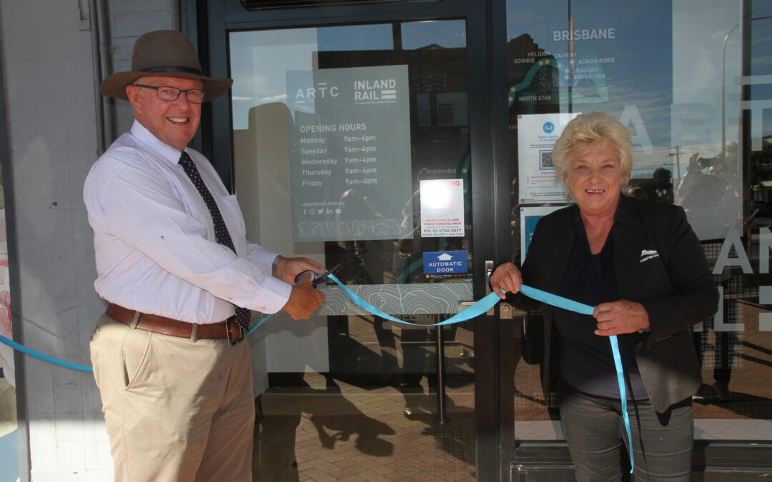 ARTC’s Narrabri Inland Rail office unveiled
