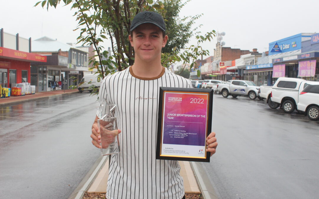 Harry Bennett thrilled with Junior Sportsperson of the Year award