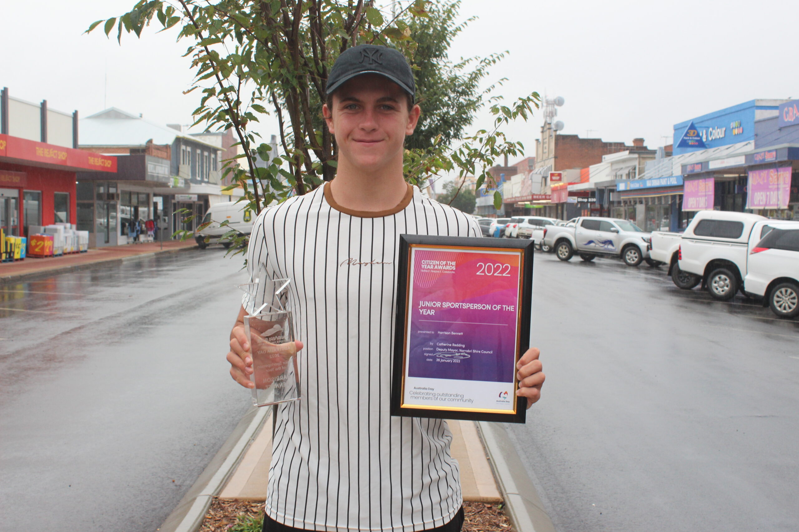 Harry Bennett thrilled with Junior Sportsperson of the Year award