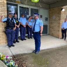 Wreaths laid in honour of former Inspector
