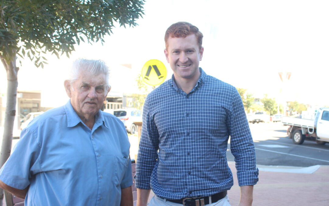 Labor candidate in Narrabri on north west visit