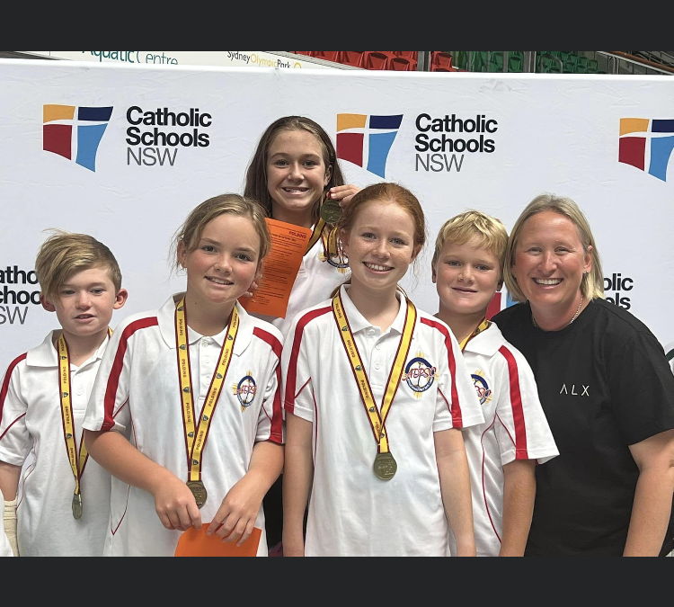 Boggabri Sacred Heart swim team wins gold at SOPAC