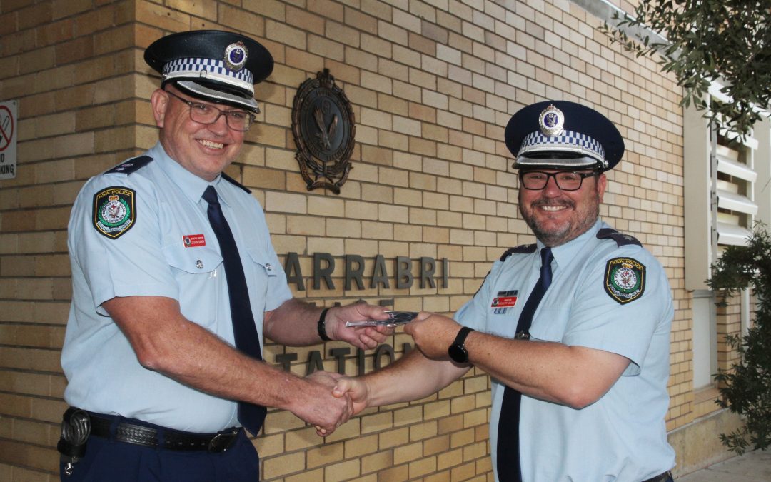 Narrabri police commander Robert Dunn now a Chief Inspector