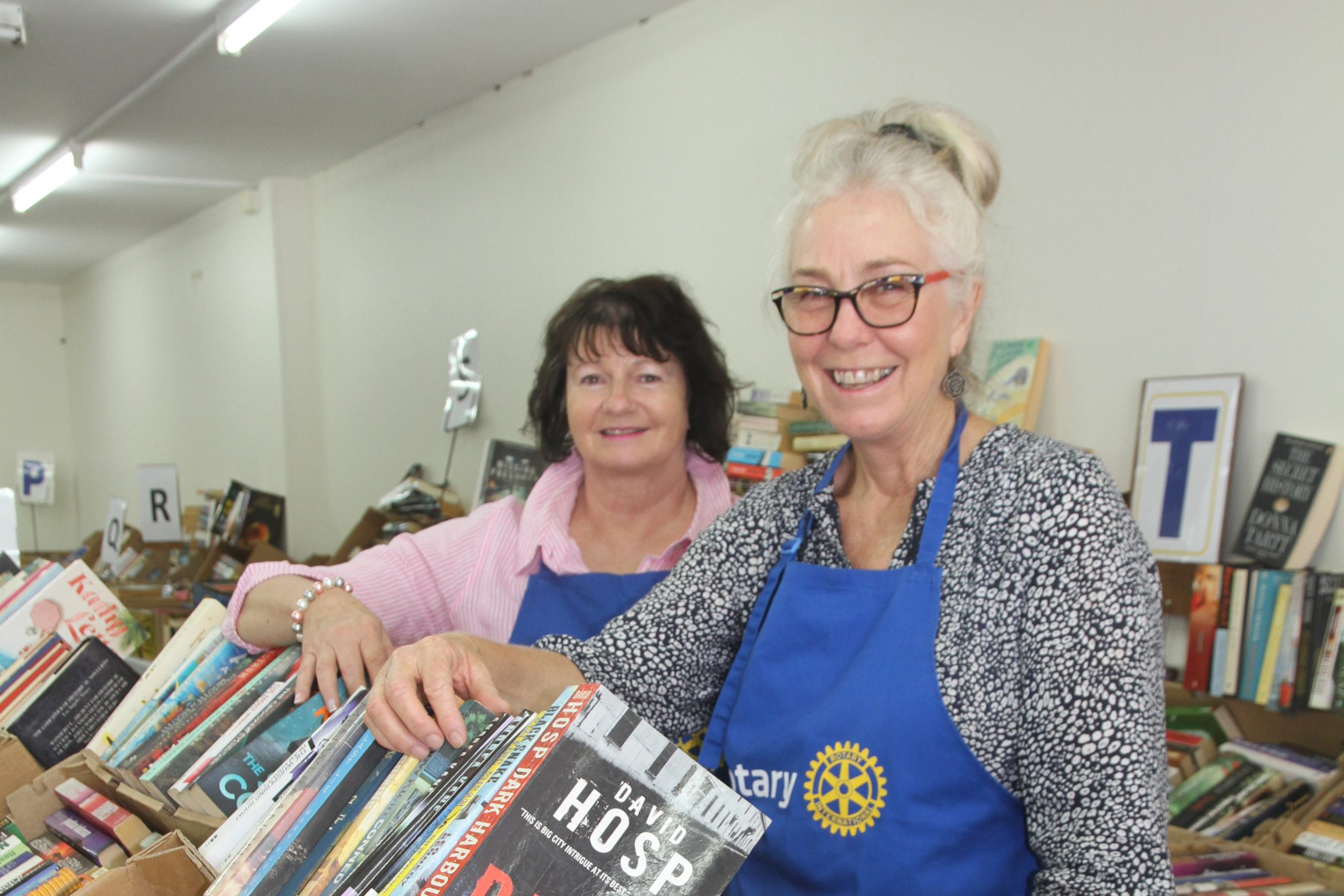 Rotary book sale off to a red-hot start
