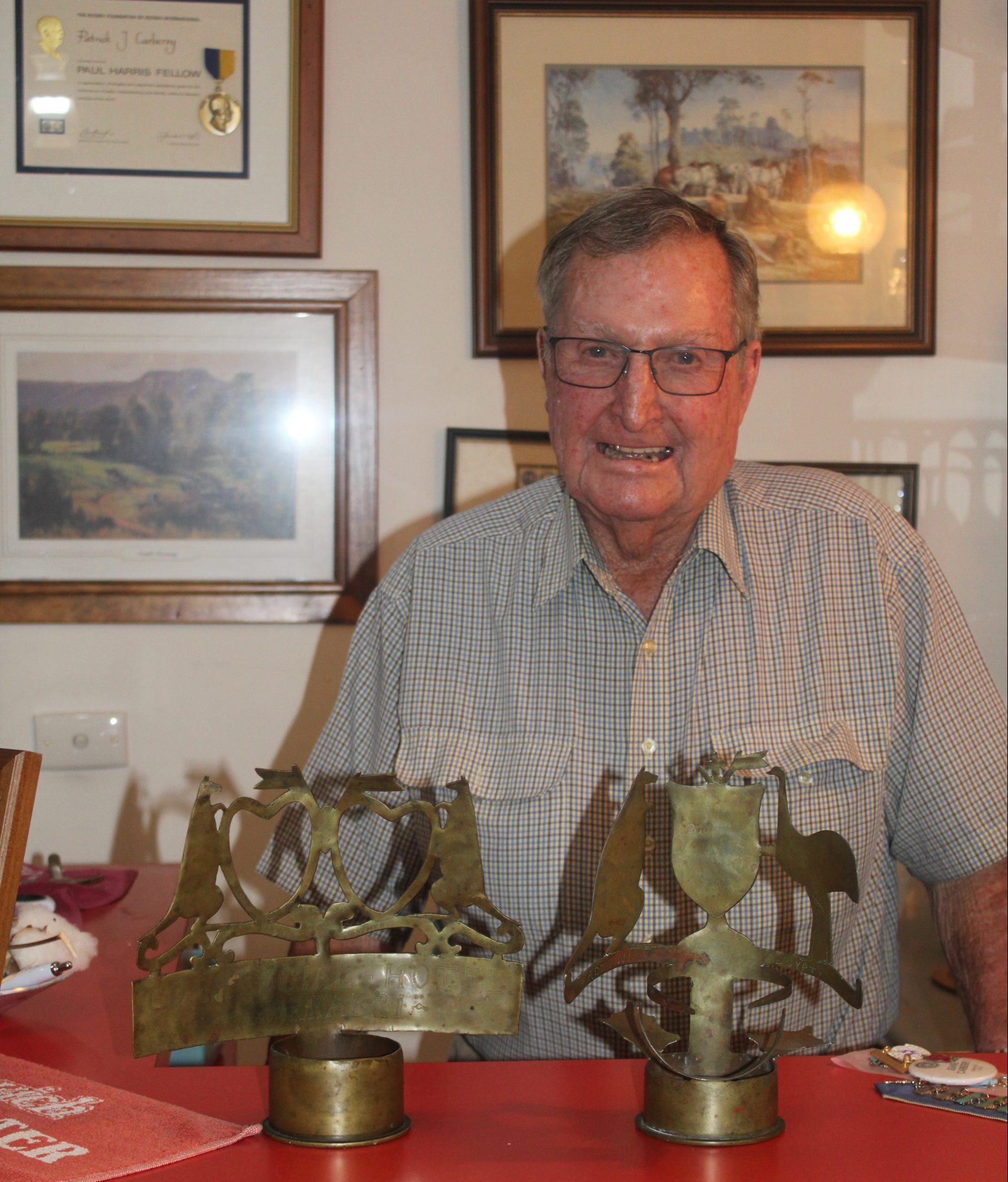 World War I trench art finds its way back home