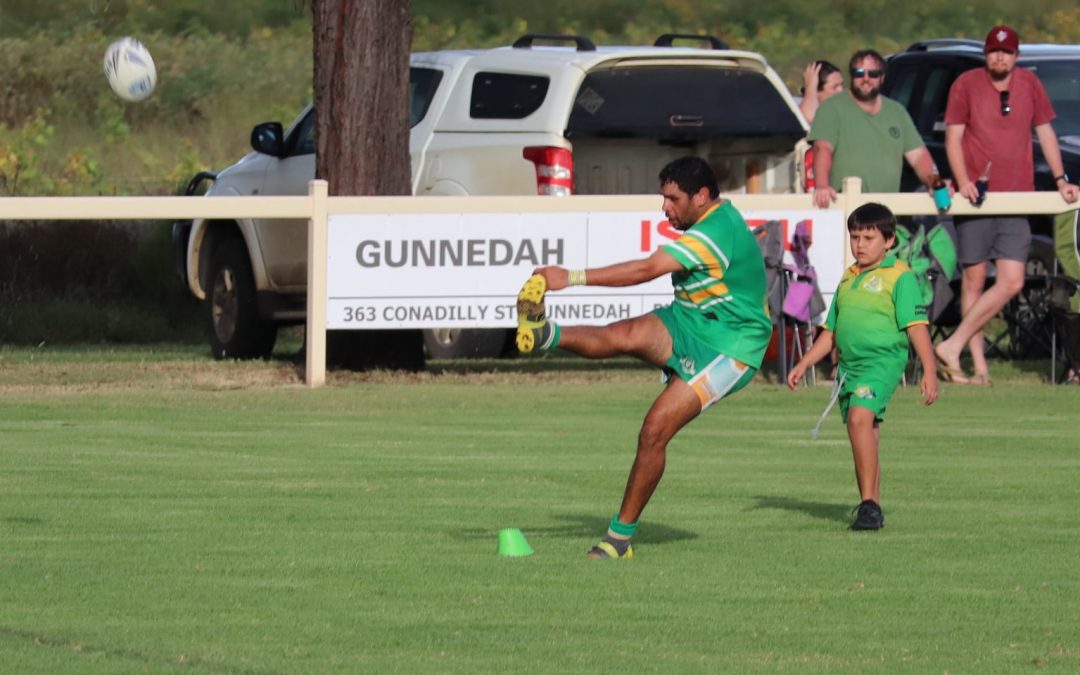 Rob Doolan stars for the Boggabri Kangaroos in round one