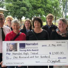 ADFAS Young Arts award to Narrabri High drama room