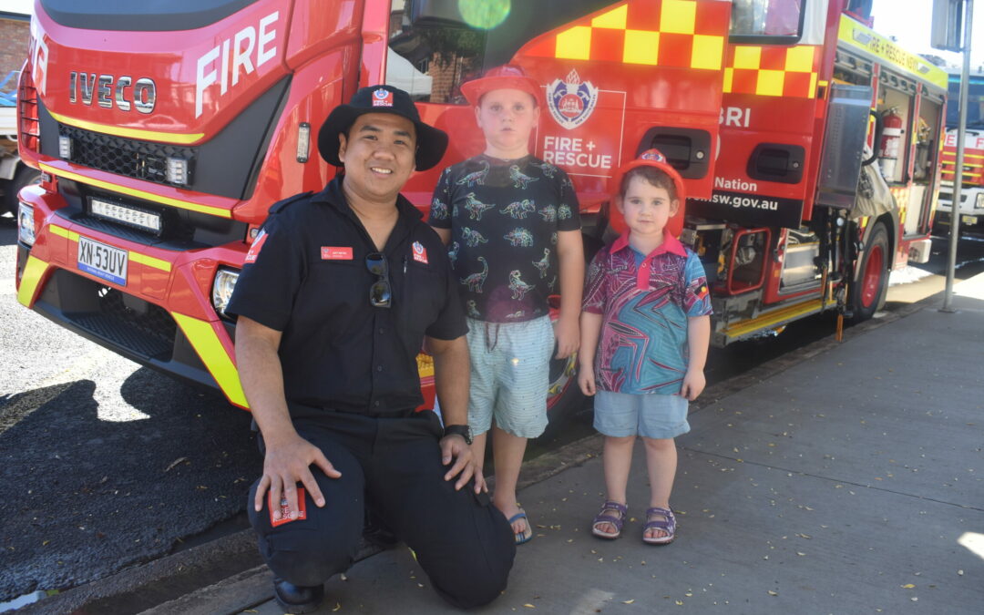 Lots of fun at Narrabri fire station open day
