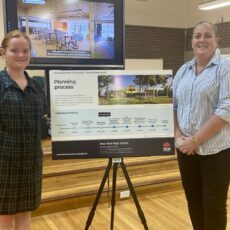 Ideas and information flow at Wee Waa High School redevelopment sessions
