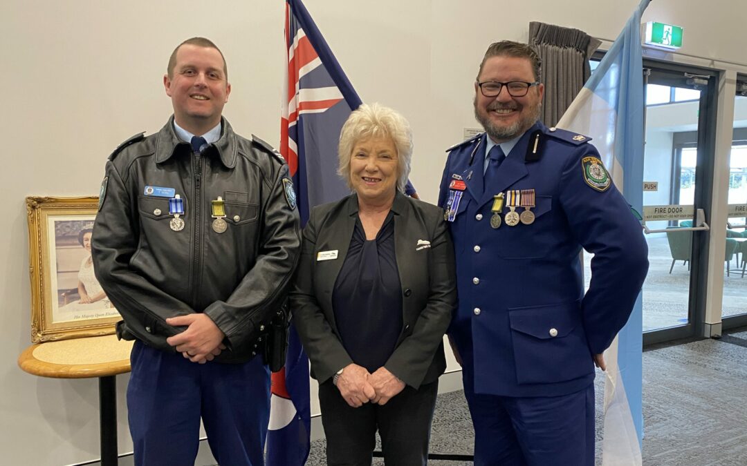 Local police honoured at medal ceremony
