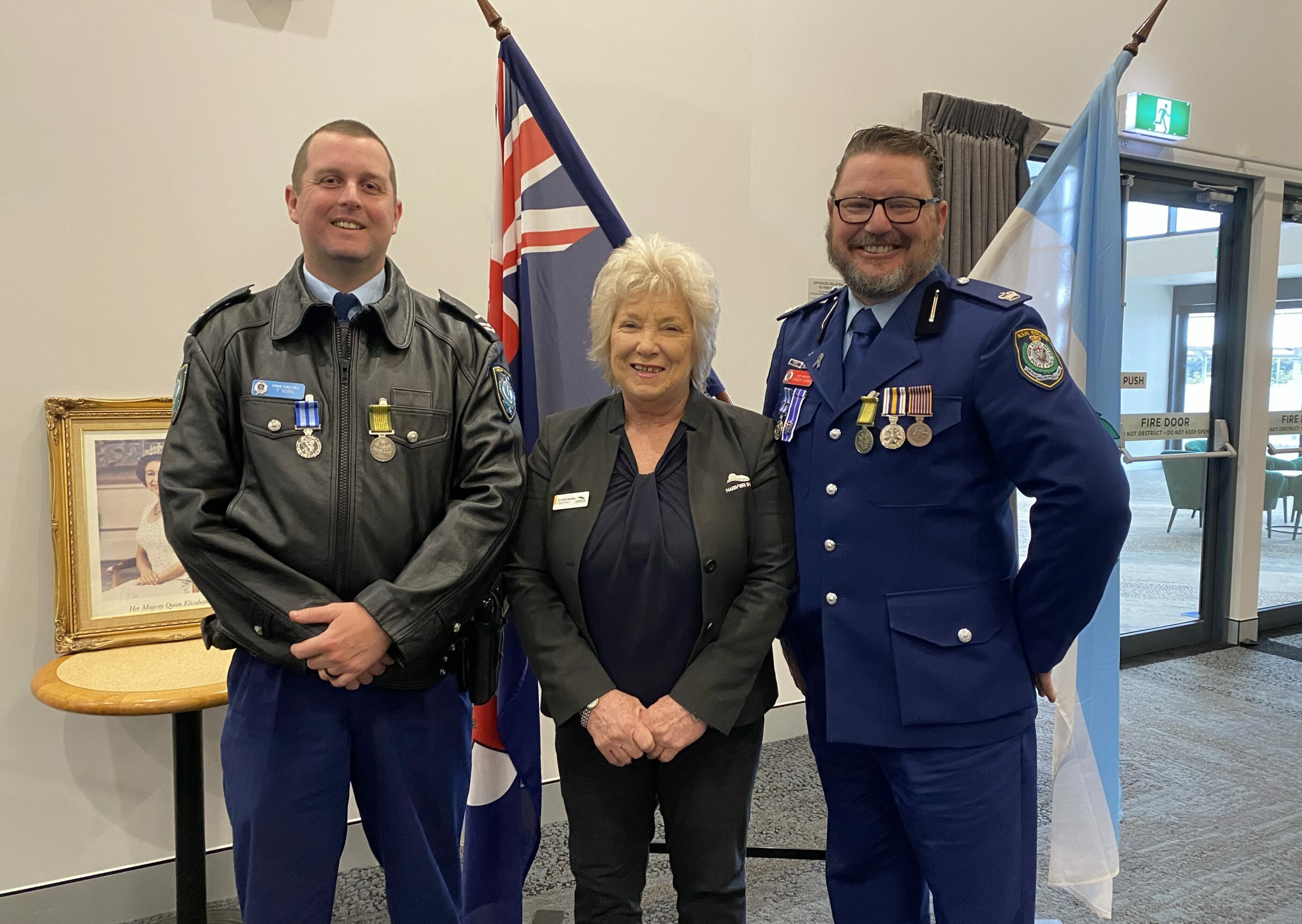 Local police honoured at medal ceremony