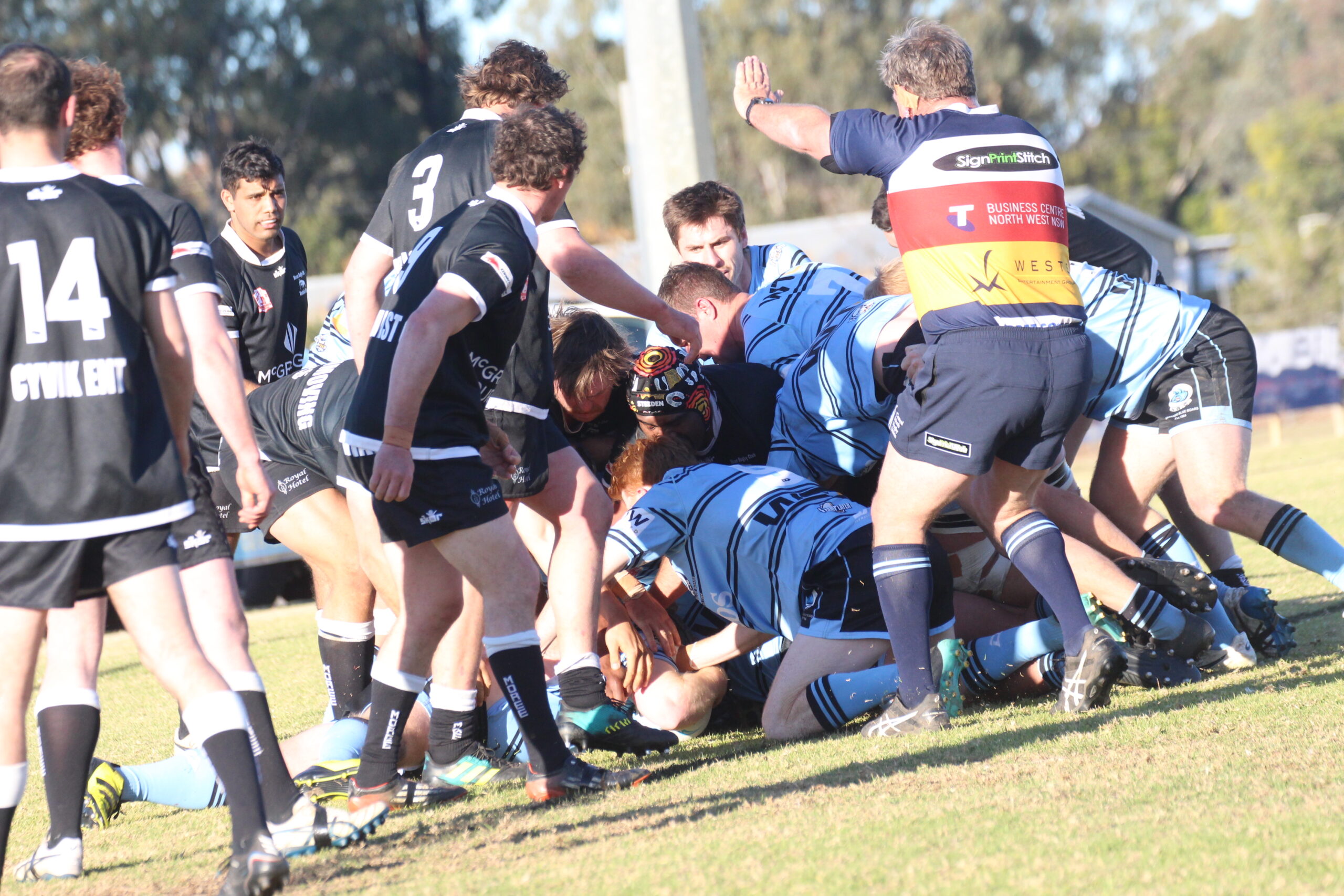 Blue Boars and Bulls contest a 36-all thriller at Dangar Park