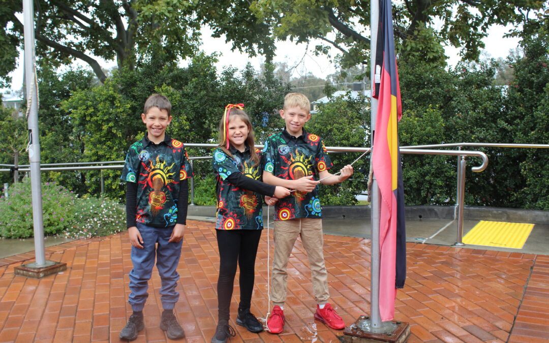 Flag flies high at shire chambers for NAIDOC Week