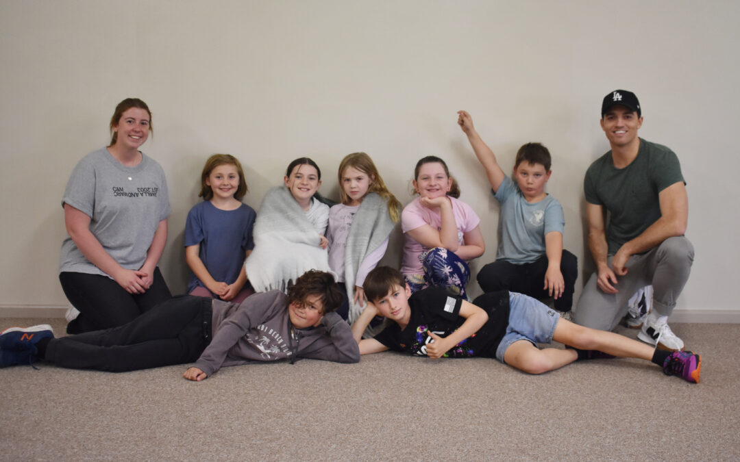 Trent Owers the special guest at a local theatre and drama workshop