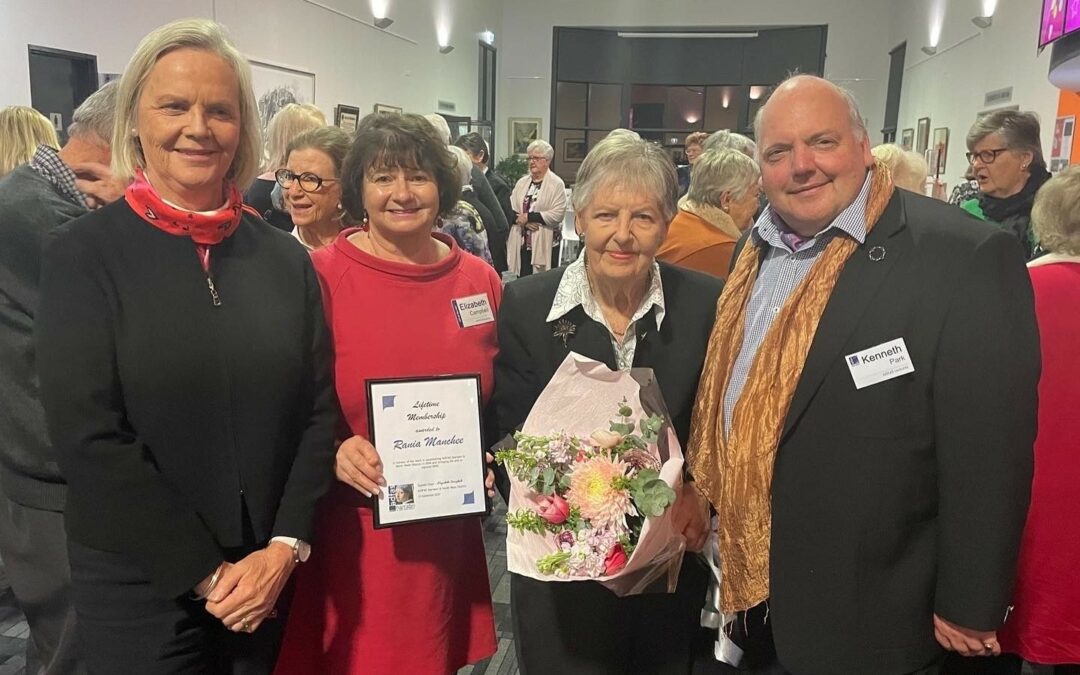 ADFAS lifetime membership award for Rania Manchee | PHOTOS