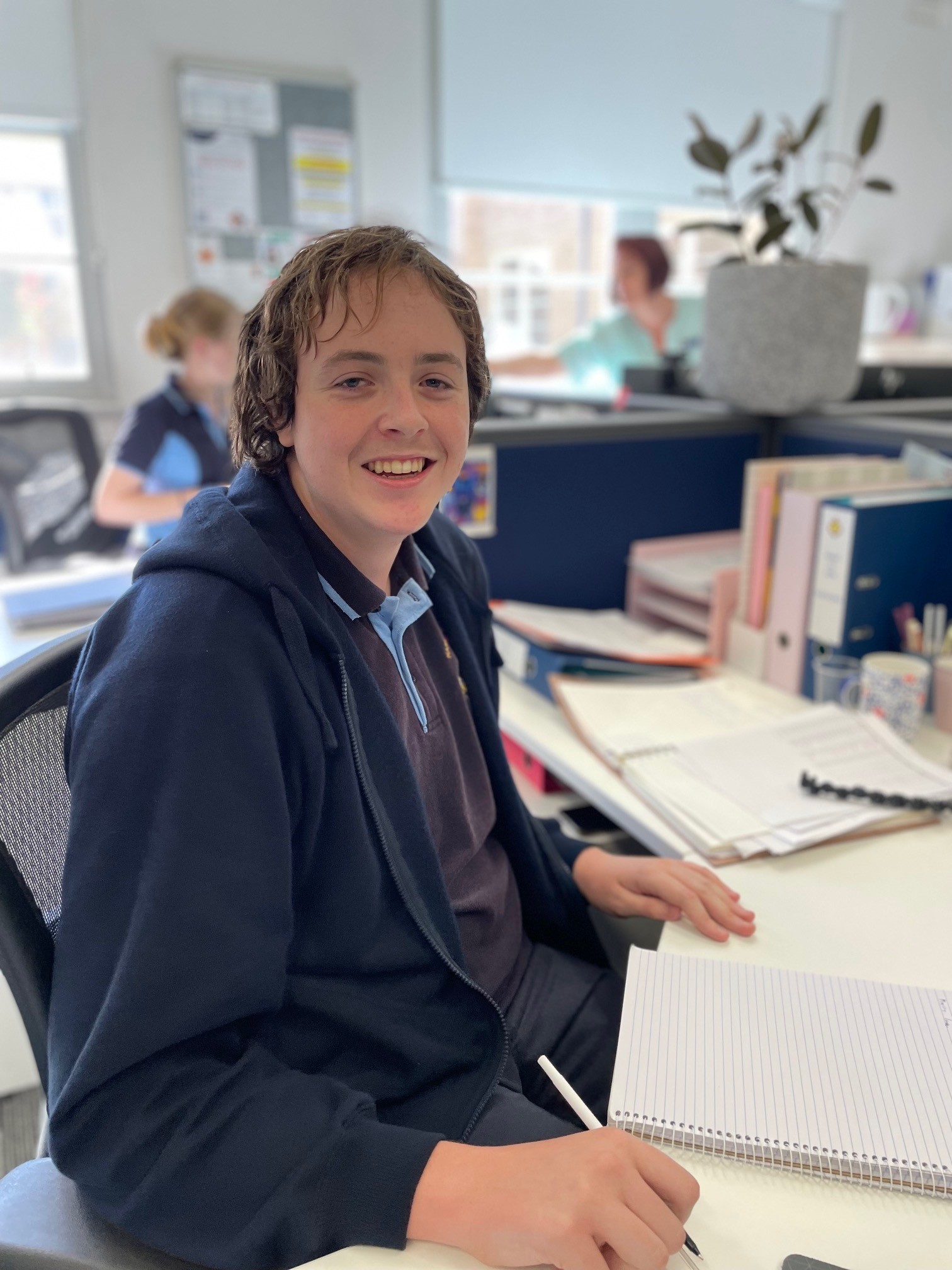 Narrabri High School student Alex Mison is completing a school-based traineeship at Narrabri Shire Council in IT.