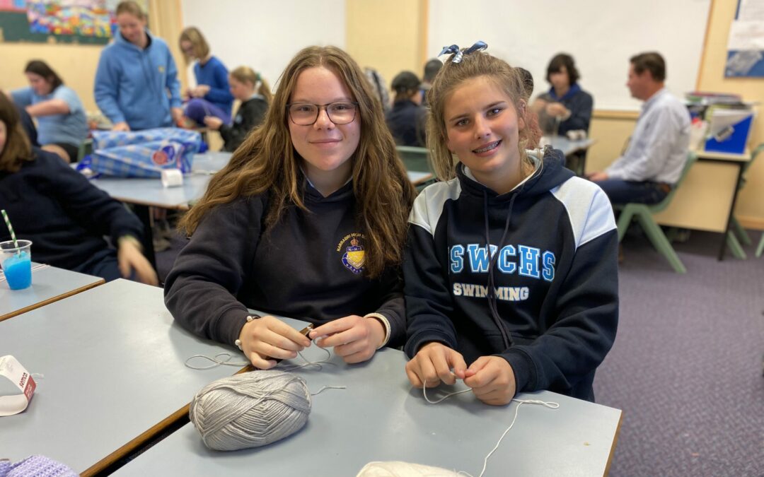 Knit one, purl one: NHS students embrace the benefits of knitting