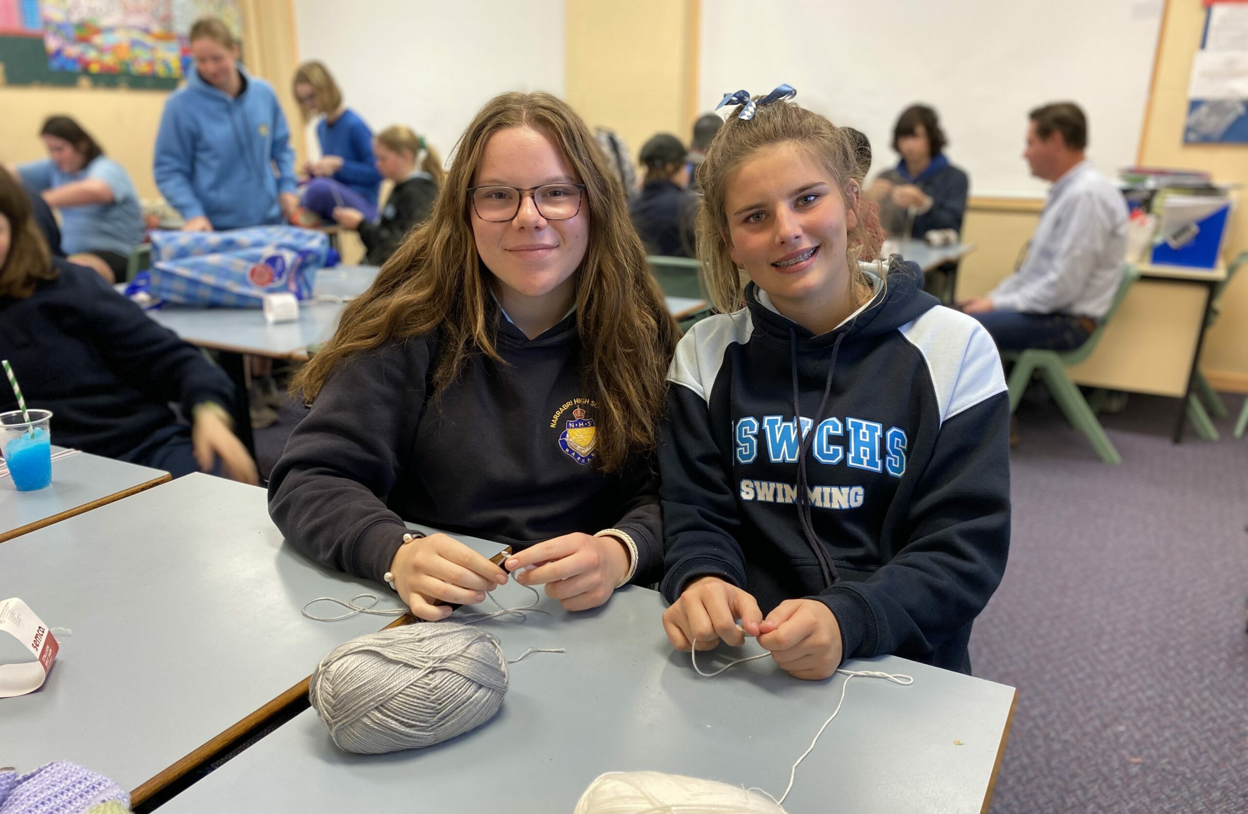 Knit one, purl one: NHS students embrace the benefits of knitting