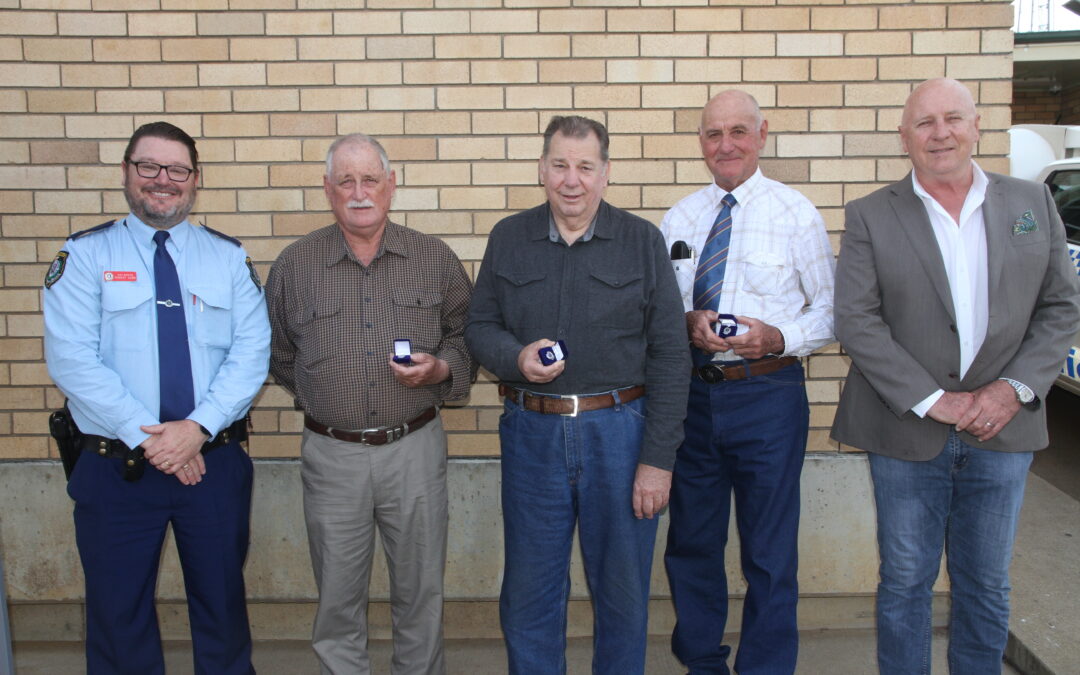 Retired police officers thanked for service in Narrabri