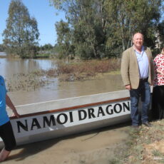 Sparkling celebration officially christens Namoi Dragons’ boat
